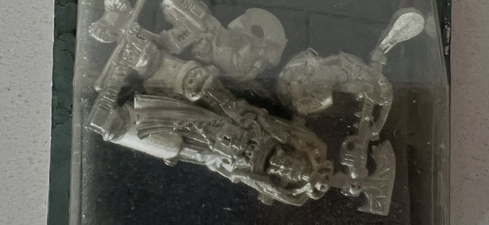 Space Marine Terminator Librarian OOP Warhammer 40k Metal