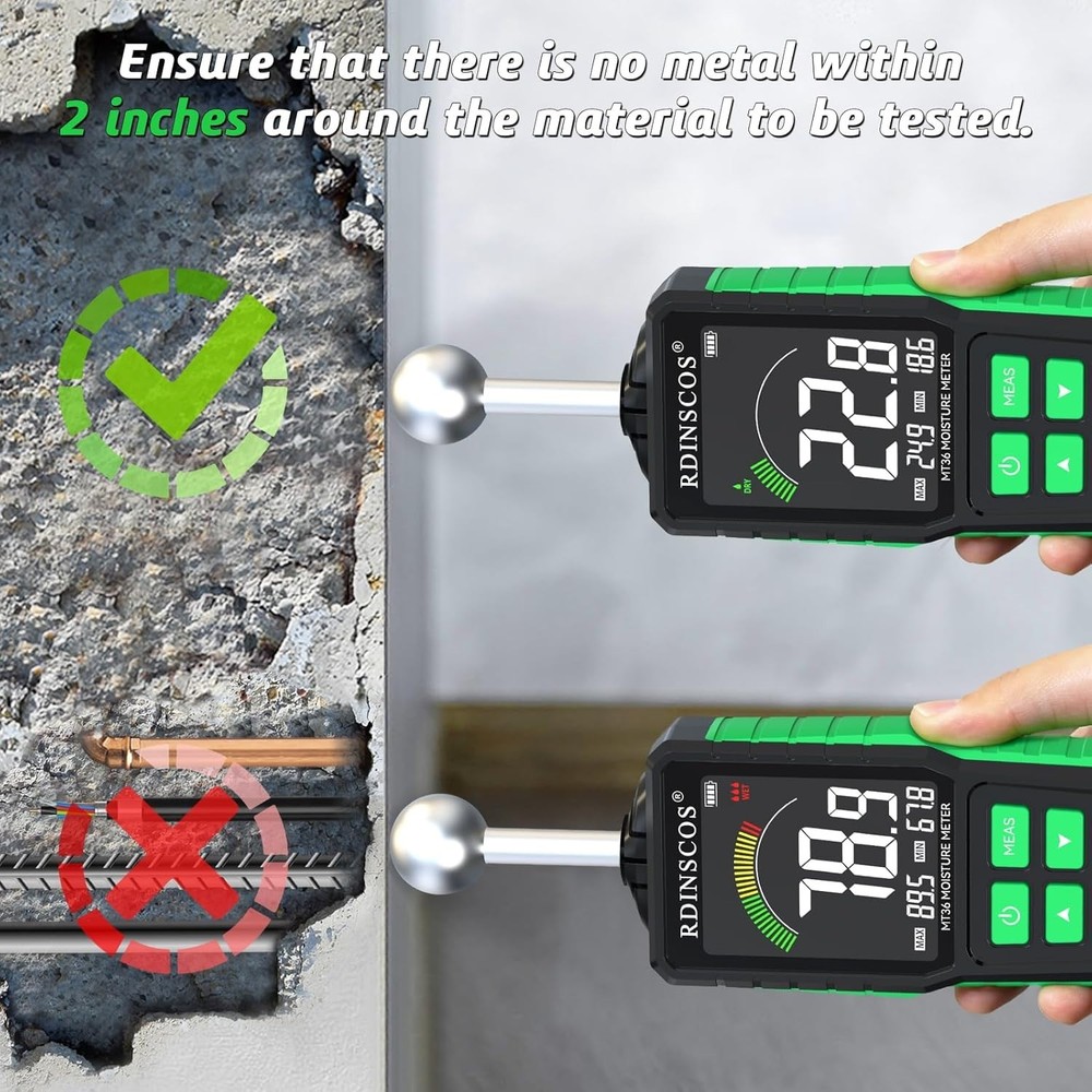 Accurate Moisture Detector for Renovation Projects