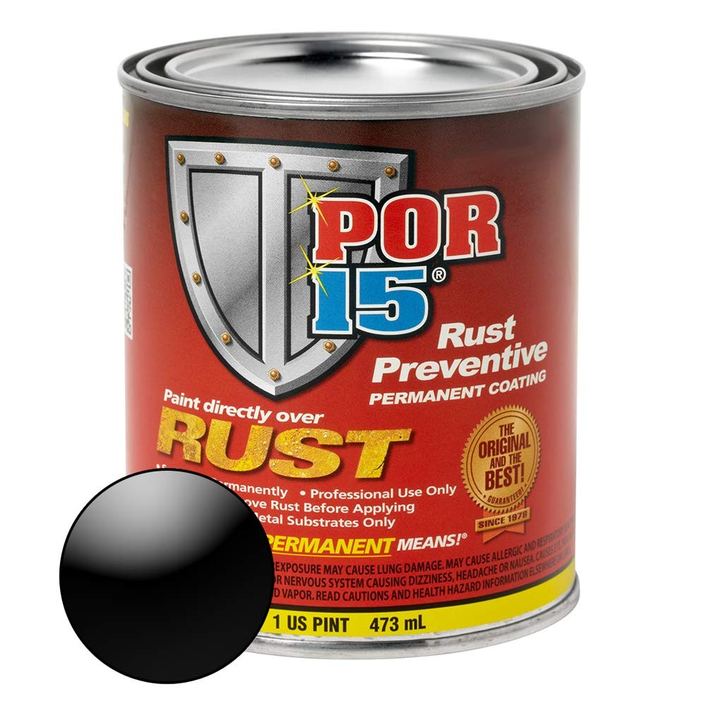 POR 15 Rust Preventive Coating Gloss Black 16oz