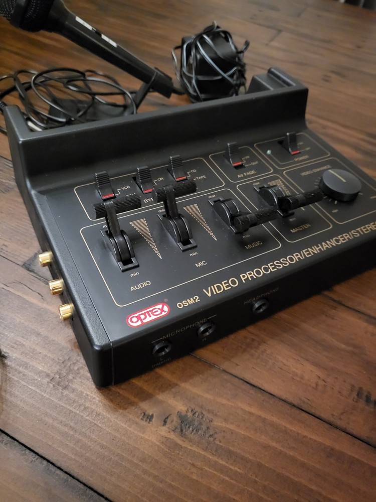 Vintage OPTEX OSM2 Video Processor Enhancer Fully Functional
