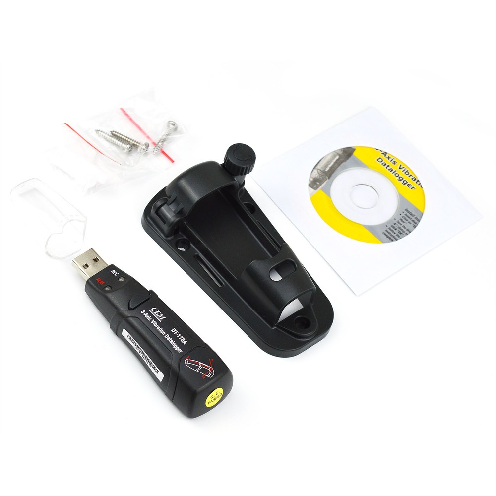 CEM DT-178A 3-Axis Shock Vibration Acceleration Data Logger 8M Memory FFT