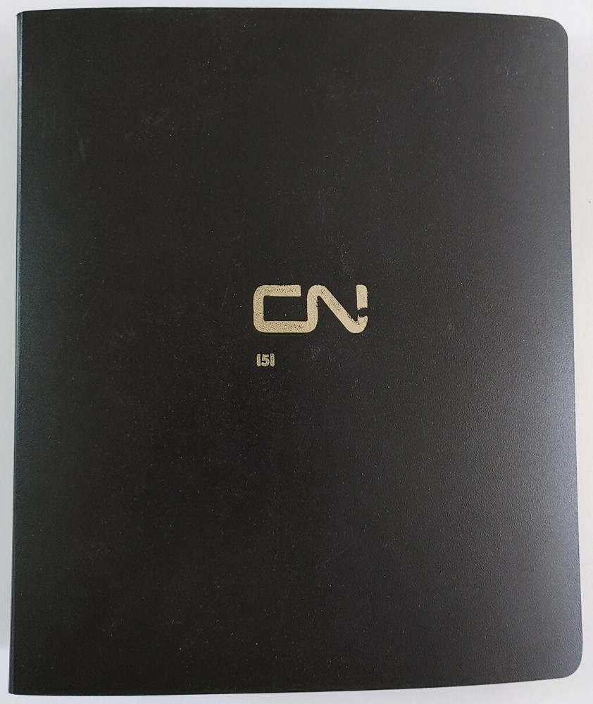 CN Black Vintage 3 Ring Binder