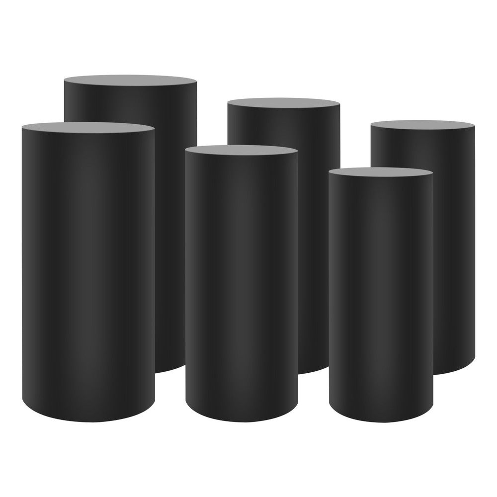 6pcs Multi-purpose Metal Display Stand Round Column Riser Retail Wedding Party