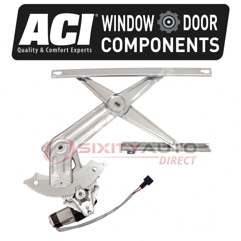 ACI Front Left Power Window Motor & Regulator Assembly for 2002-2008 Dodge gm