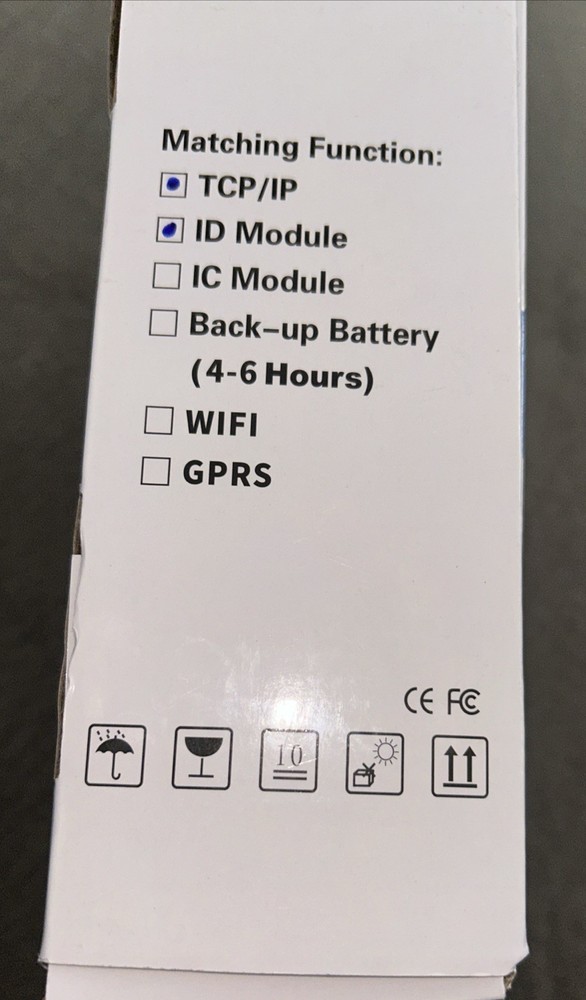 Fingerprint time attendance and access control system