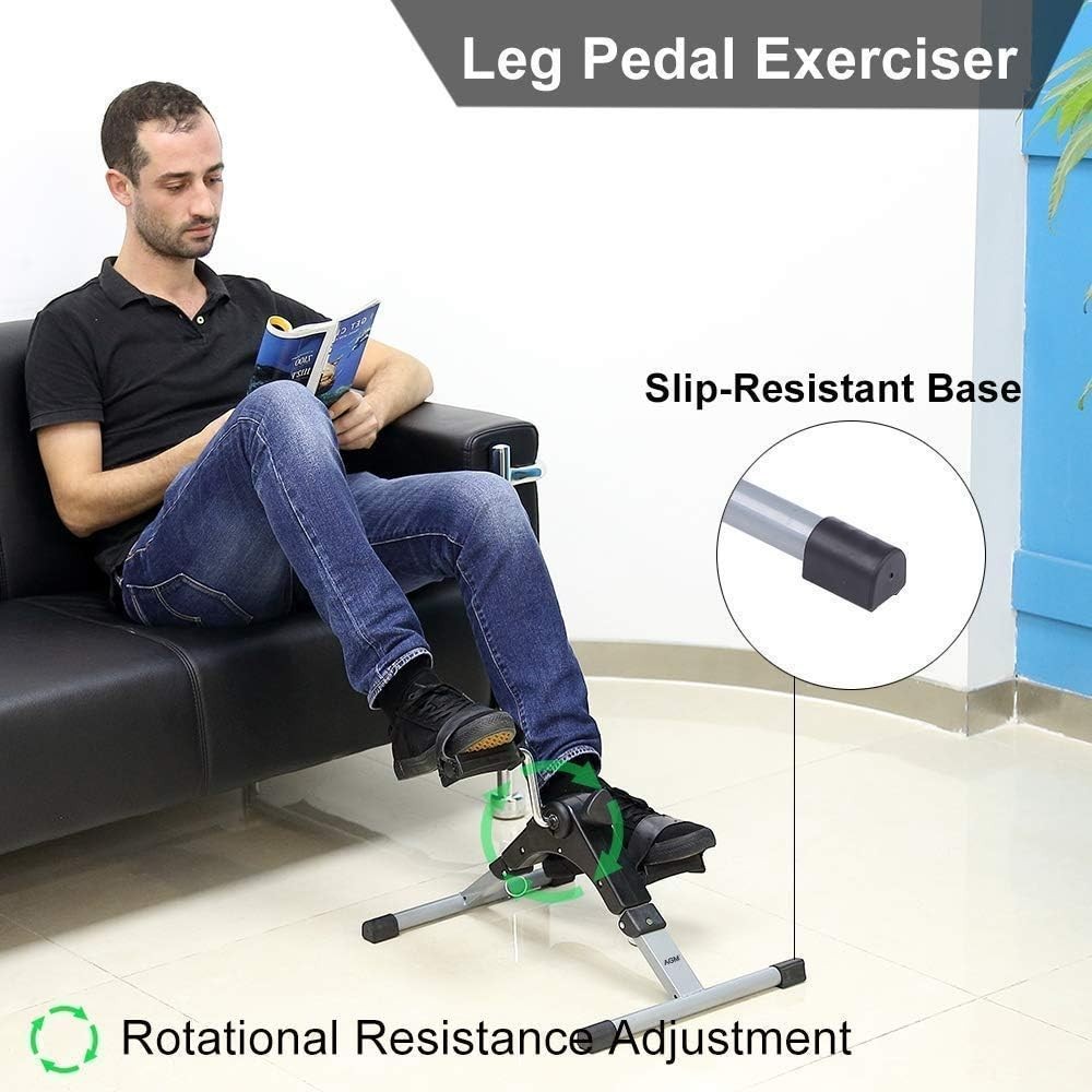 Compact Multi-Function Exercise Bike with Adjustable Resistance for Home Use