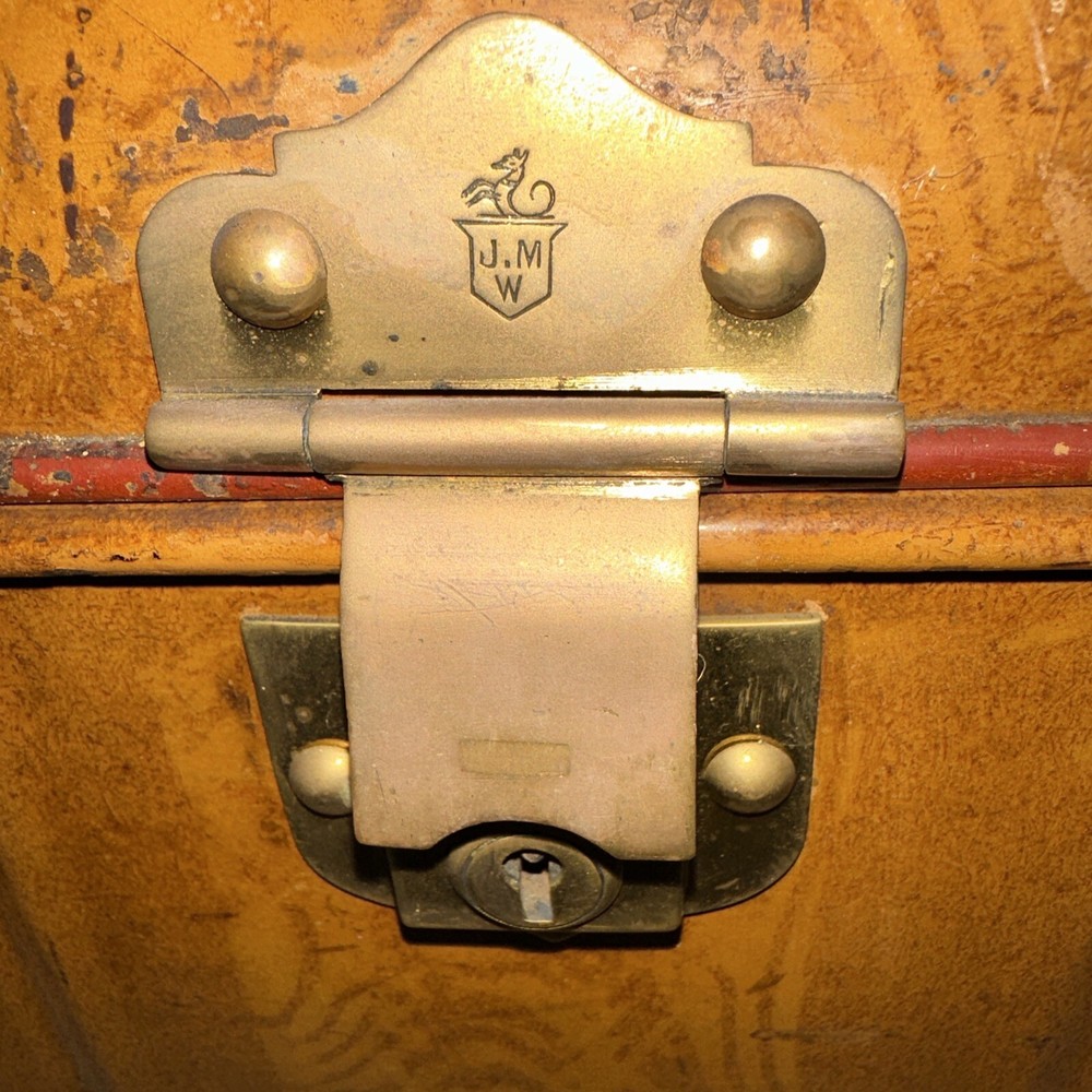 Vintage Metal Dome Trunk