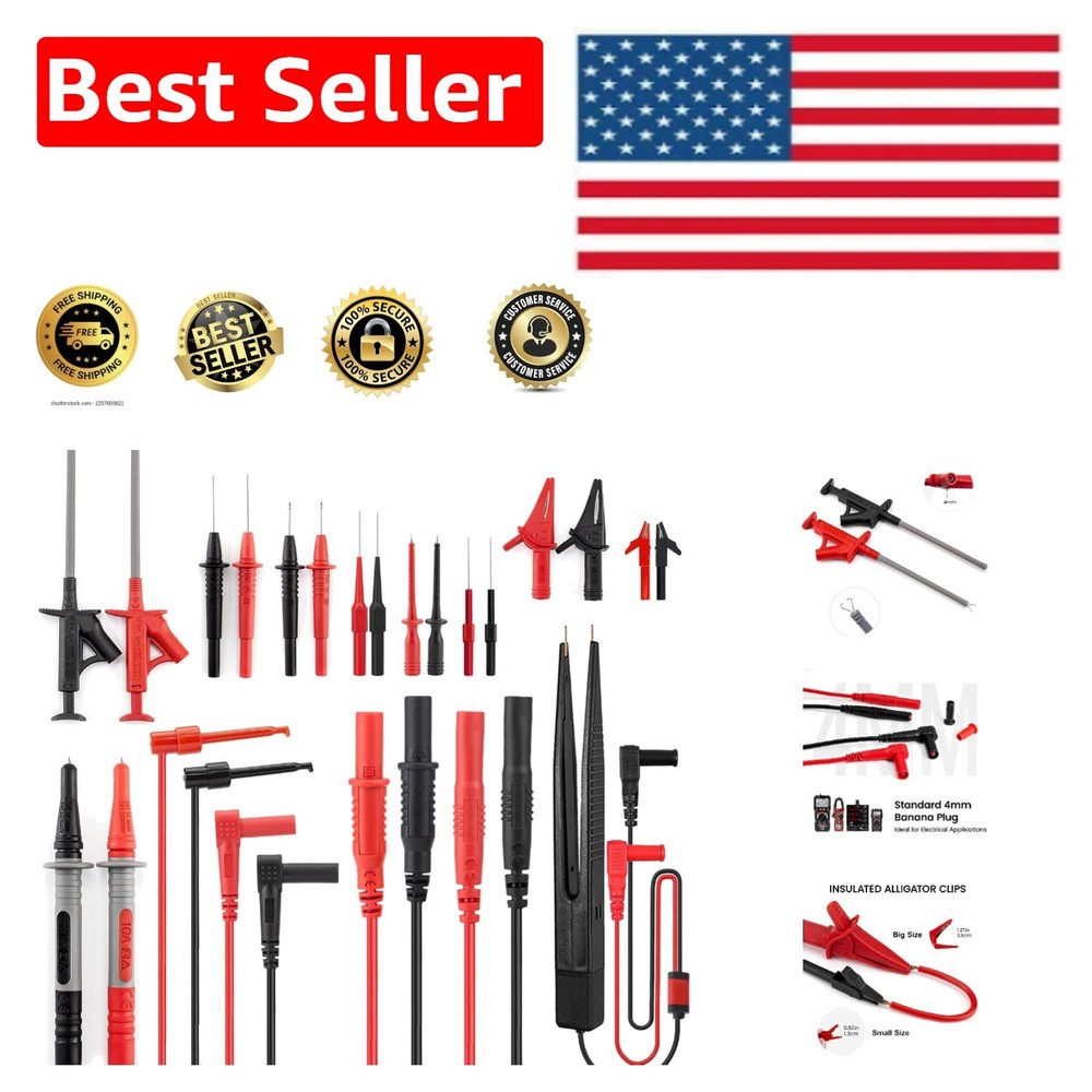 Complete 23PCS Multimeter Kit | Ergonomic Design & High-Precision Components