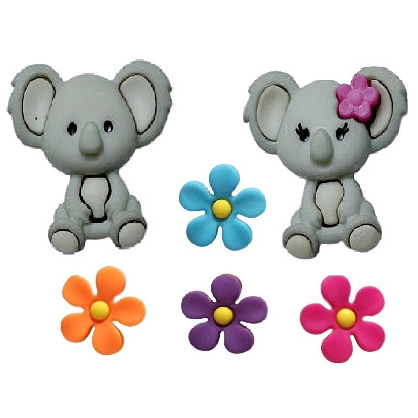 Koala Kuties - Animal Shank Back Buttons - Shelly's Buttons - Craft Sewing Scrap