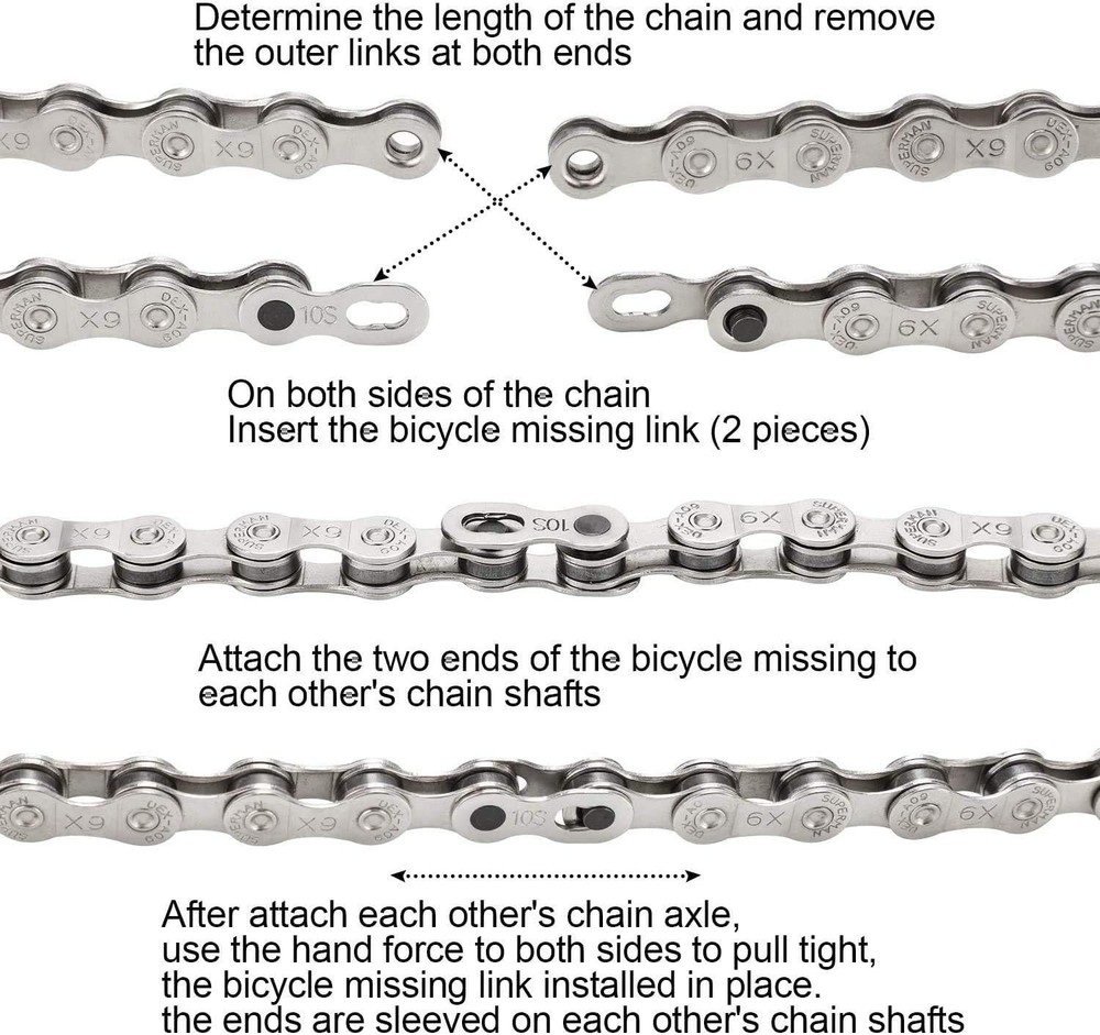 Bike Repair Chain Tool Set, Chains Checker Silver, Grey
