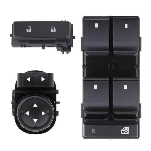 Power Window Control Switch Button & Door Lock & Mirror Switch Front Driver