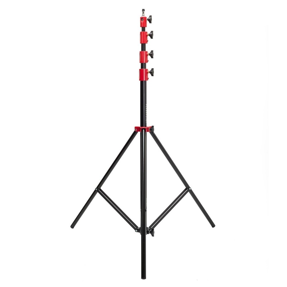 Flashpoint Pro Heavy-Duty Air-Cushioned Light Stand (Red, 13')