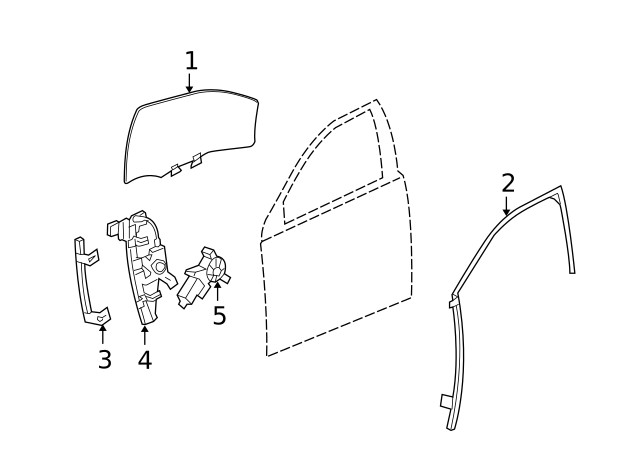 Genuine GM Rear Guide 25770734
