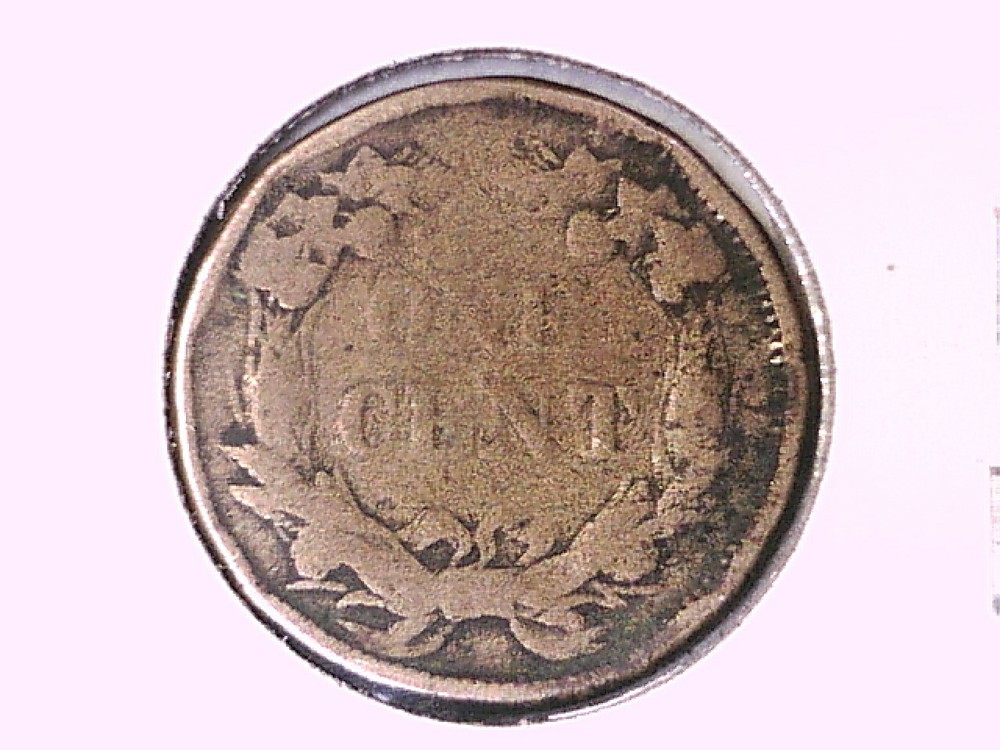 1858 Flying Eagle Cent Genuine Raw Ungraded 00263