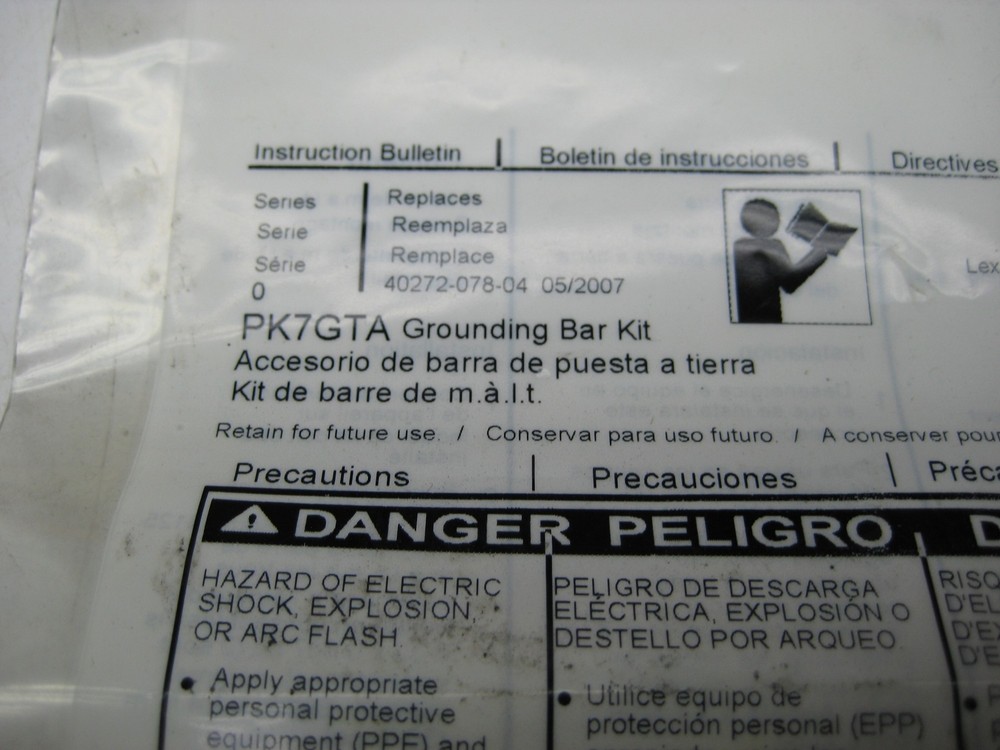 SQUARE D PK7GTA GROUNDING BAR NSMP