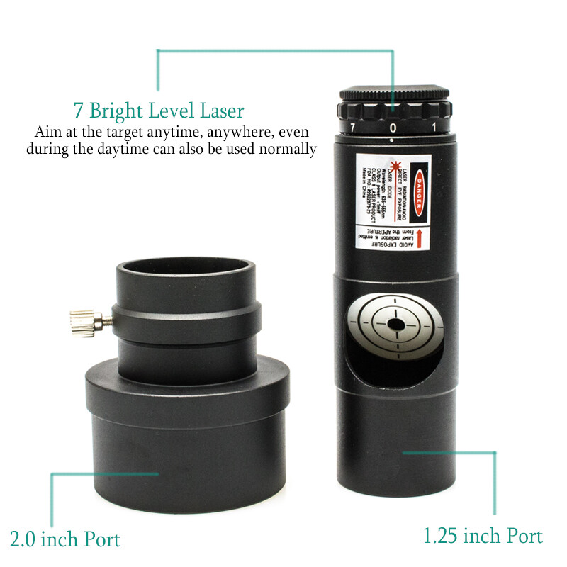 1.25" Metal laser calibration Adapter Newton reflection correction optical axis