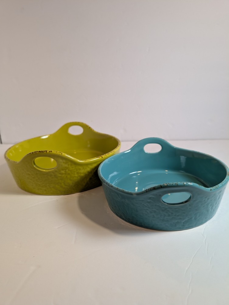 Nesting Bakeware Blue Jean Chef Set/Chef Aimee Blume 2 Piece