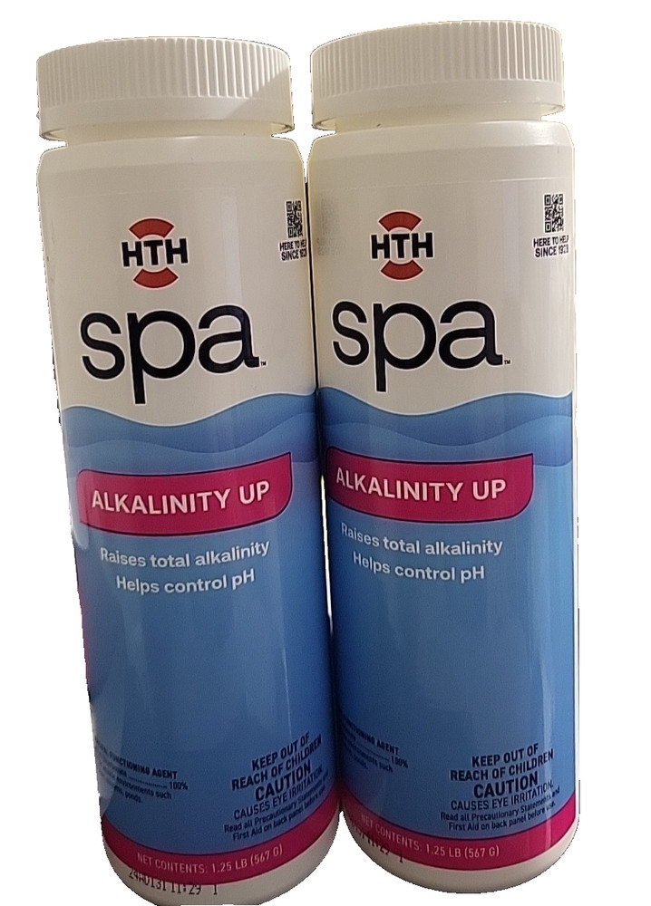 2PC NEW HTH Alkalinity Up Controls Ph Improved Sanitization