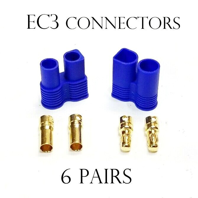 RCP Connectors EC3 CONNECTORS (6 PAIR)