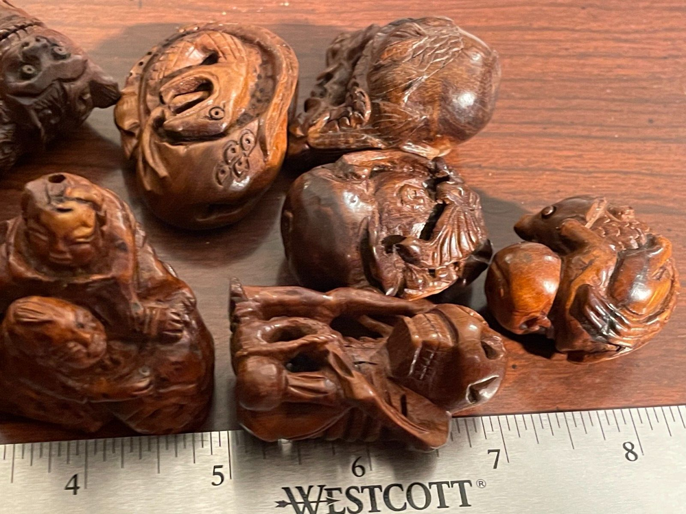 10pcs Wood Carving