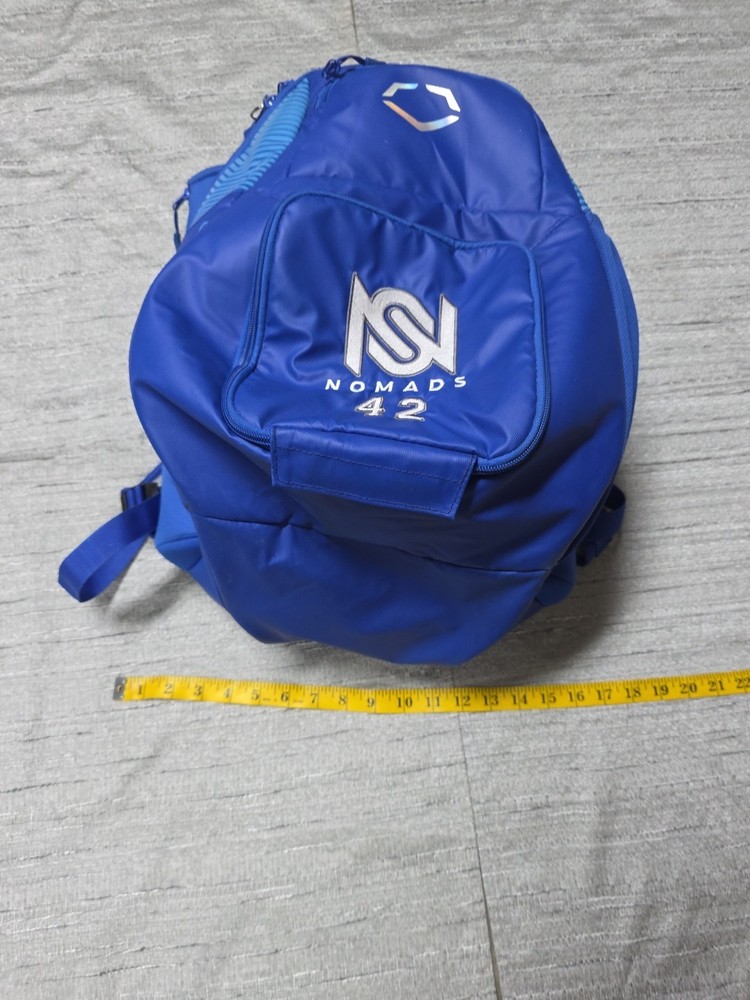 EvoShield Recruit Backpack Baseball Softball Nomads42 Blue Multipocket Equipment