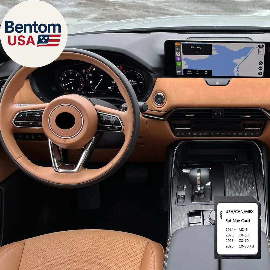 Upgraded Navigation SD Card with Latest Maps Version Compatible with 3 CX-30 CX-