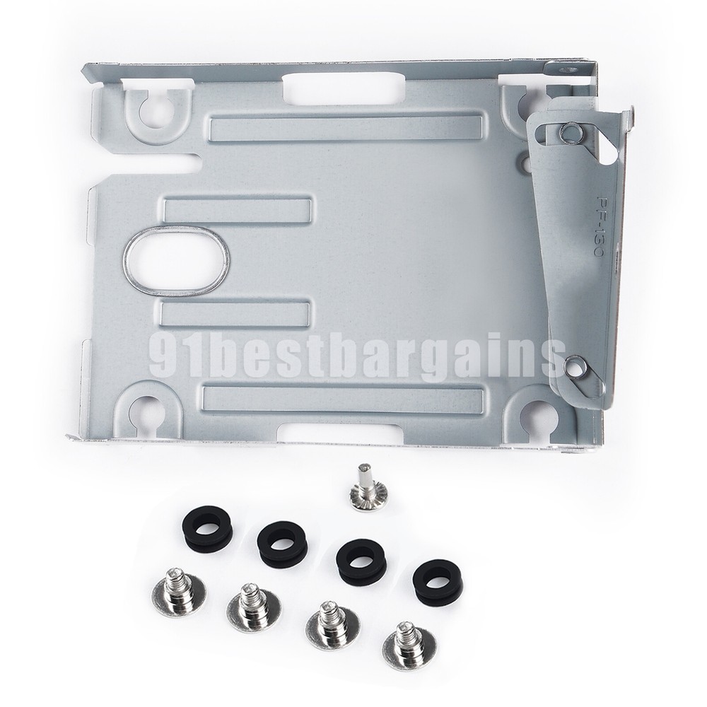 For PS3 Super Slim internal Hard Disk Drive HDD Mounting Bracket Caddy + Screws
