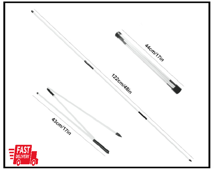 2 Pack 48 Inch Golf Alignment Sticks Swing Training Aid Equipment Practice Rods