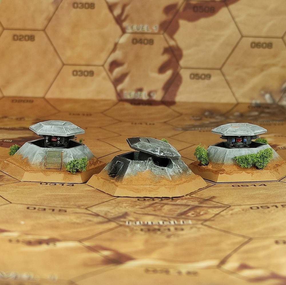 Dot hex - 6mm Sir Mortimer x2