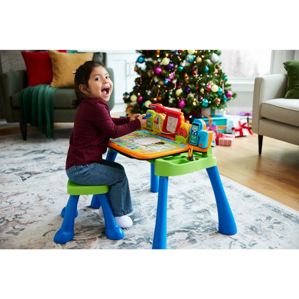 VTech Get Ready for School Learning Desk, Multicolor, 22" Tall, Infant