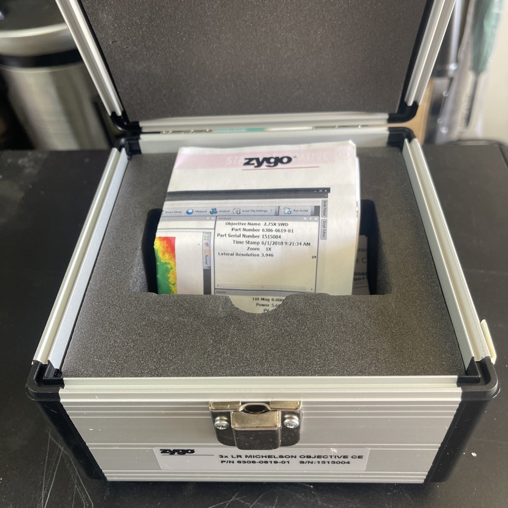 Zygo Corp Microscope Interference Objective 1515004, 3X LR