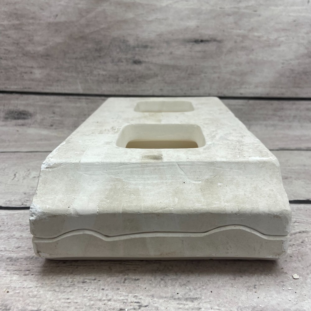 Ubranded Ceramic Slip Casting Mold Square Frame Figurine #G-401