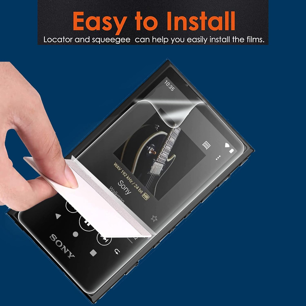 Compatible for Aimoonsa B27 MP3 Player Screen Protector, [6 Pack] Full Coverage