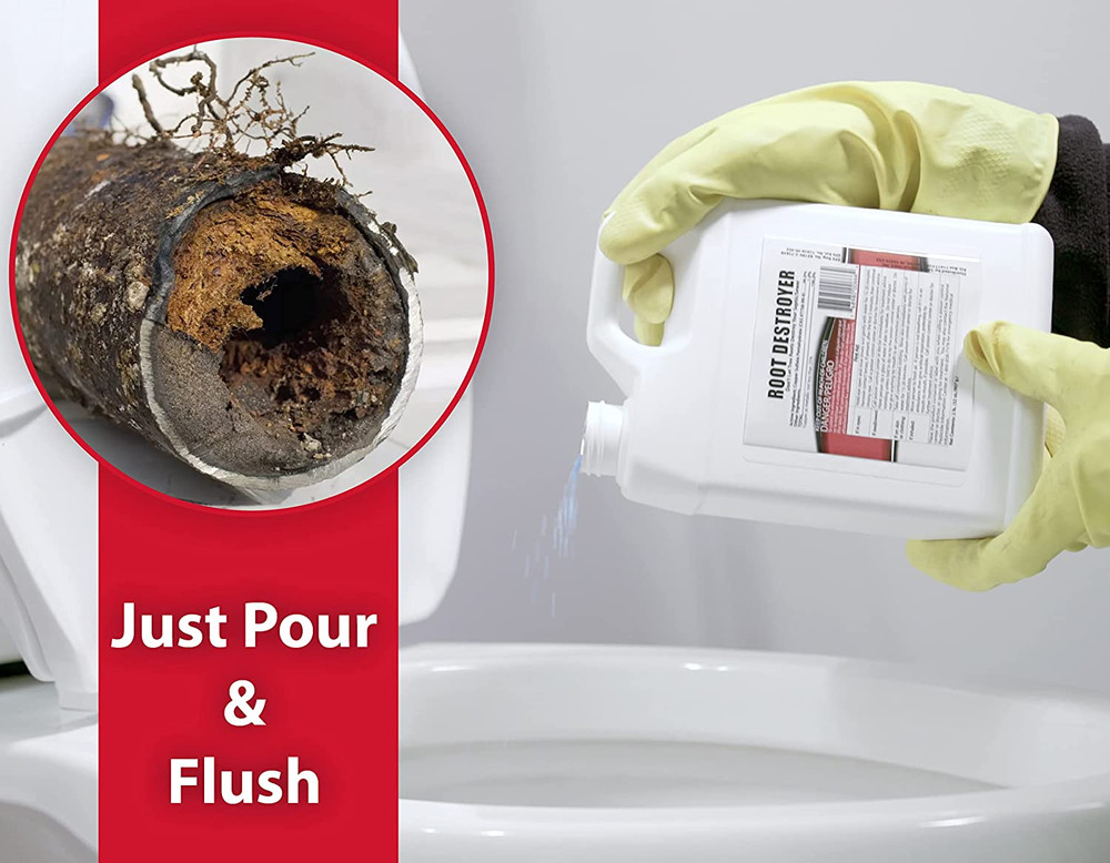 Root Destroyer – 2Lbs- Root Killer for Sewer & Pipe Lines- Stops New Growth – Sa