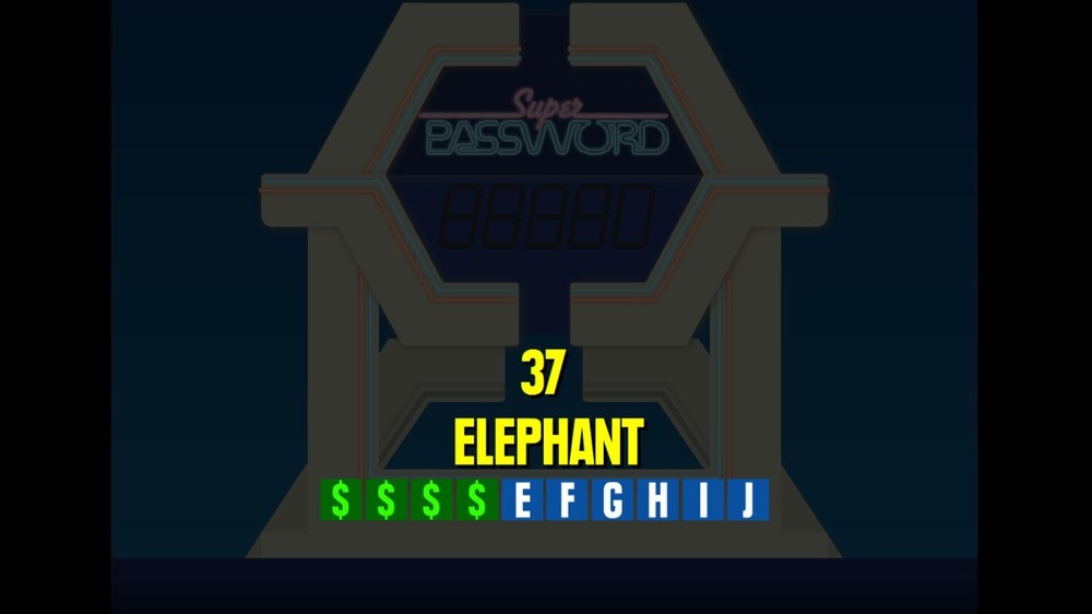 Super Password: Game Show Presentation Software for Windows | Host Your Own!