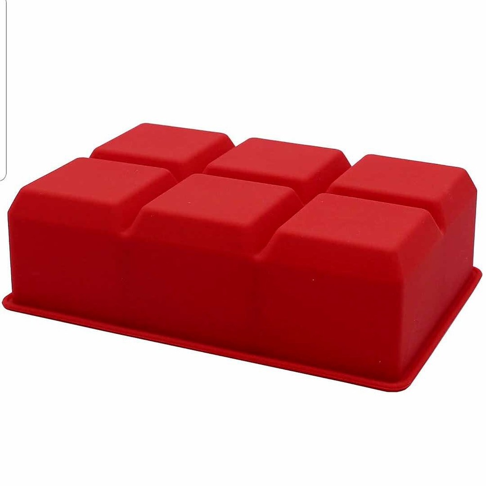 Silicone Ice Ball Maker Pieces, Small & Large Square Ice Cube Molds Tangs