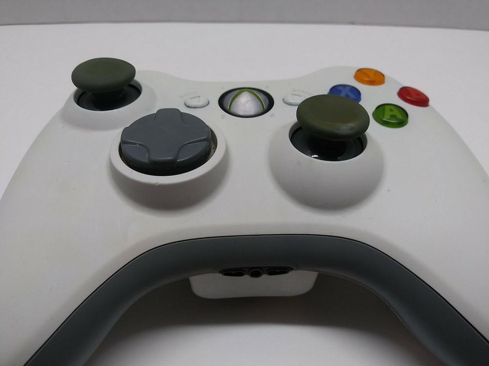 Official Microsoft Xbox 360 WHITE Wireless Controller Genuine OEM Tested