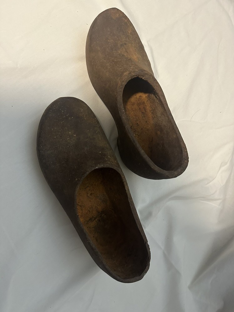 Vintage Cast Iron Decorative clogs