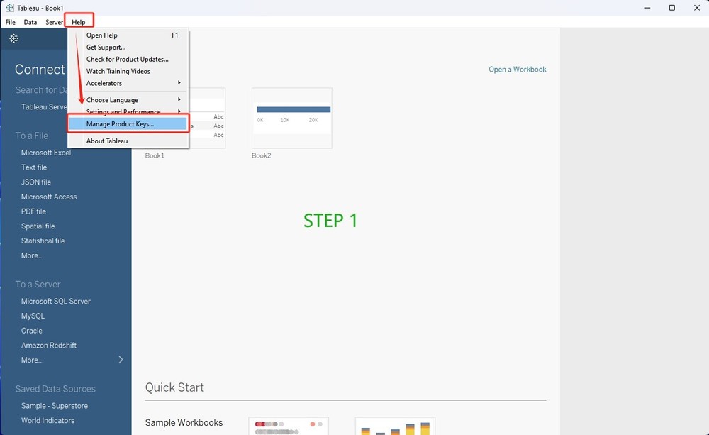 Tableau Creator for 1 Year