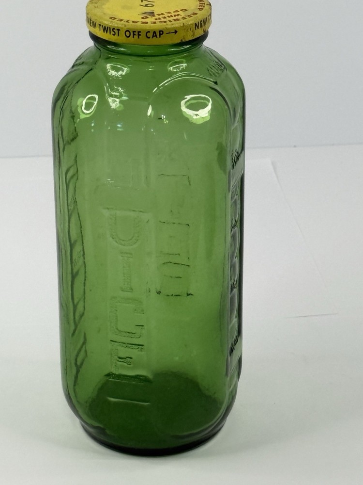 Green Juice Bottle
