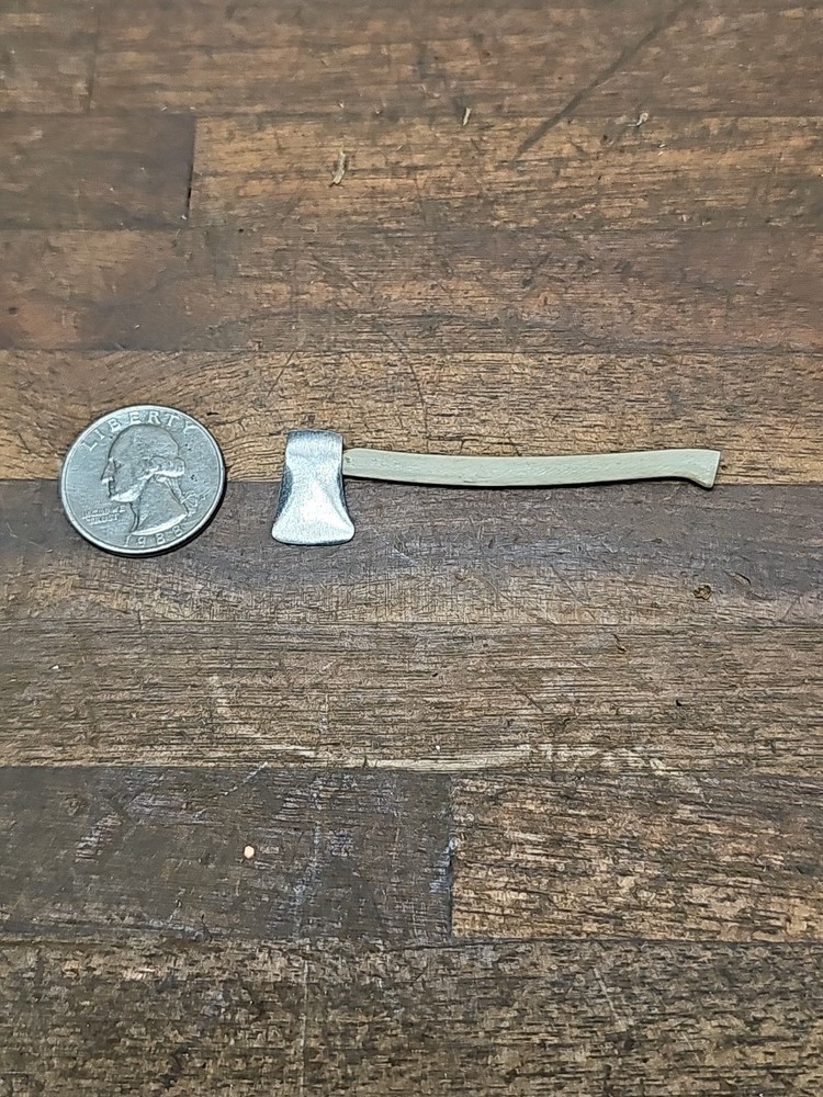 #7 - Vintage Miniature Axe w/ bone handle