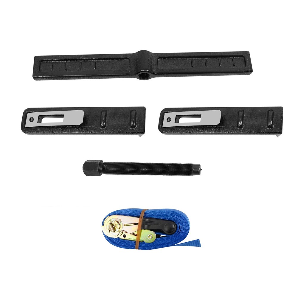 Drive Wheels Puller Drum Brake Hub Puller Steel Puller Black w/ Blue Nylon Strap