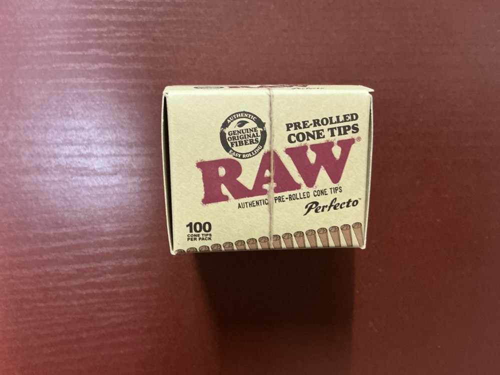 RAW Perfecto Pre-Rolled Cone Tips - 100 Tips