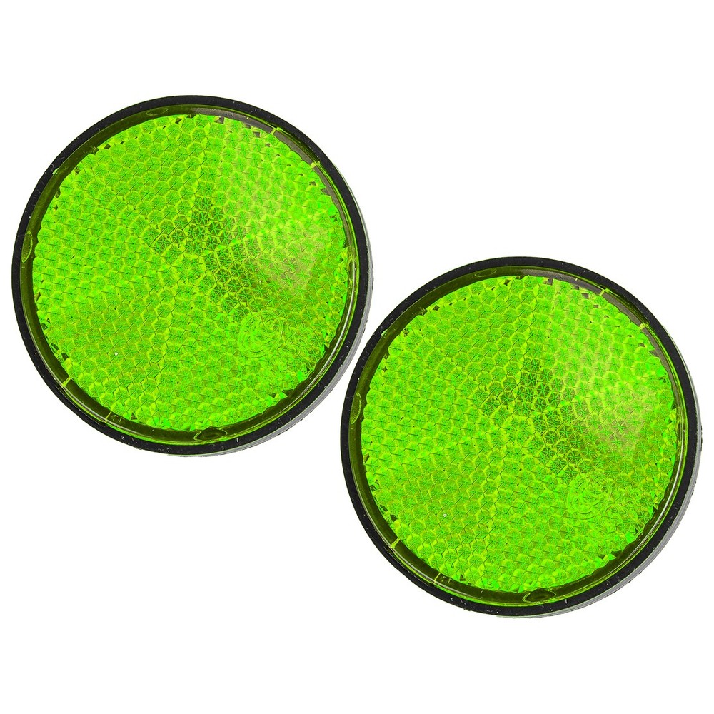 2pcs Universal Motorcycle Round Front Fork Reflectors top