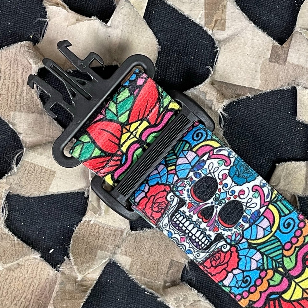 NEW KM Paintball Grill Goggle Strap - SE Sugar Skull