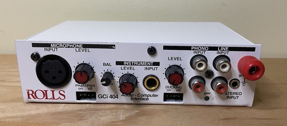 Rolls Real Sound GCI404 Audio Computer Interface No Cords Untested