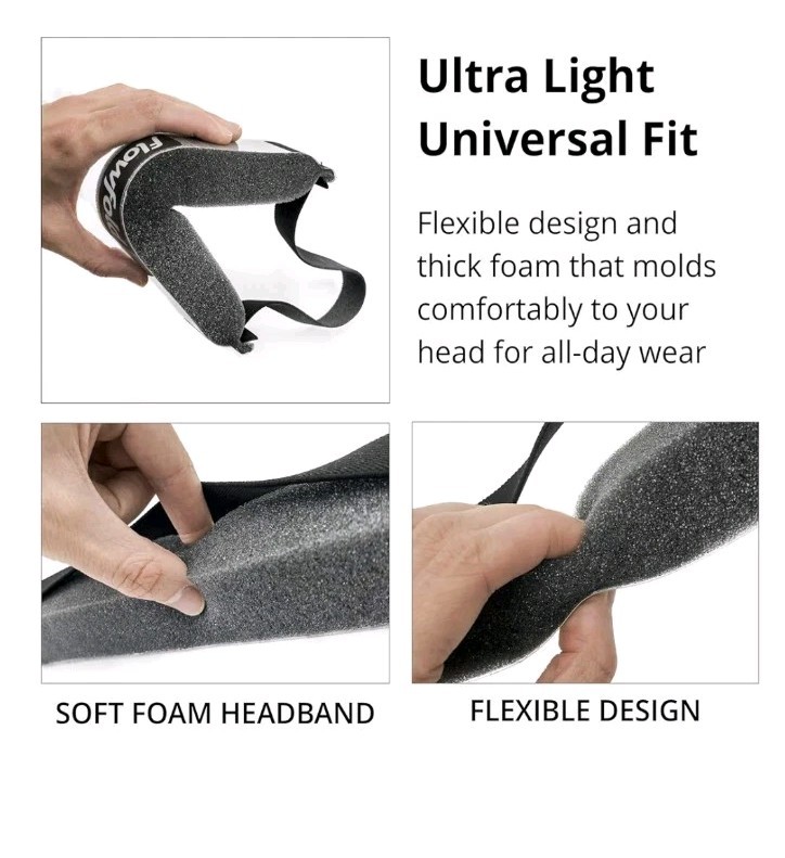 Flowfold 4-Pack Face Shield Masks - Protective Face Shields, Full Face Clear...