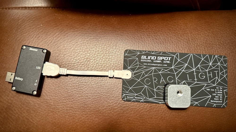 Blindspot (Cracklight) USB LED Video Light with Dimmer