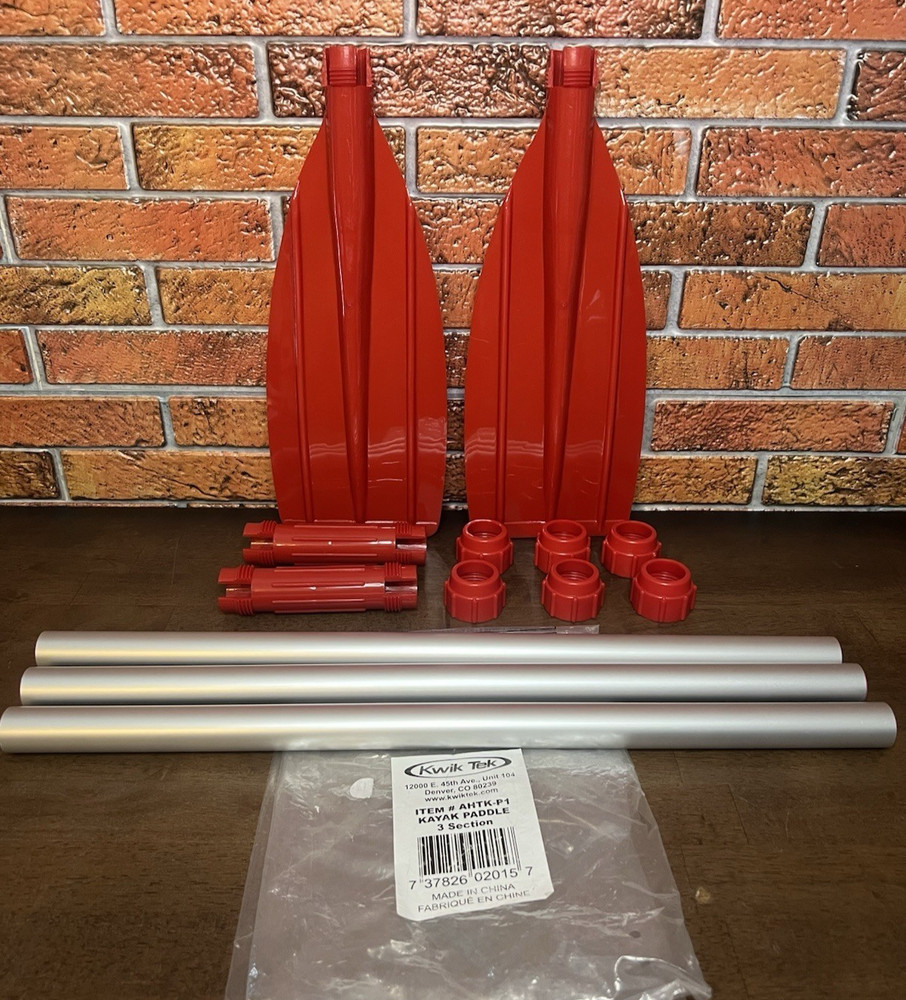Kwik Tek Kayak Paddle 3 Section Aluminum AHTK-P1