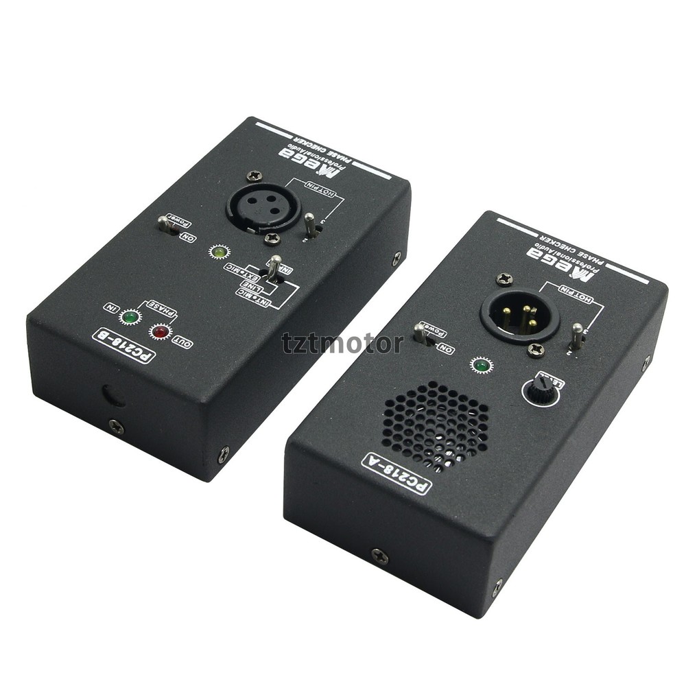 PC218 Phase Polarity Tester Checker Detector Audio Speaker Micro Sound Testing